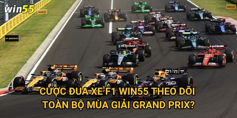 Cược đua xe F1 Win55 theo dõi toàn bộ mùa giải Grand Prix