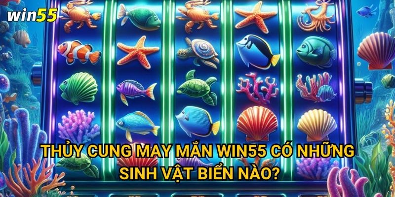 Làm sao để chinh phục Thủy Cung May Mắn tại Win55? 2 Thủy Cung May Mắn Win55 có những sinh vật biển nào?