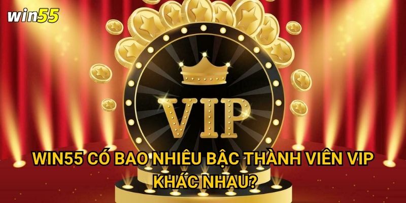 Win55 có bao nhiêu bậc thành viên VIP khác nhau?
